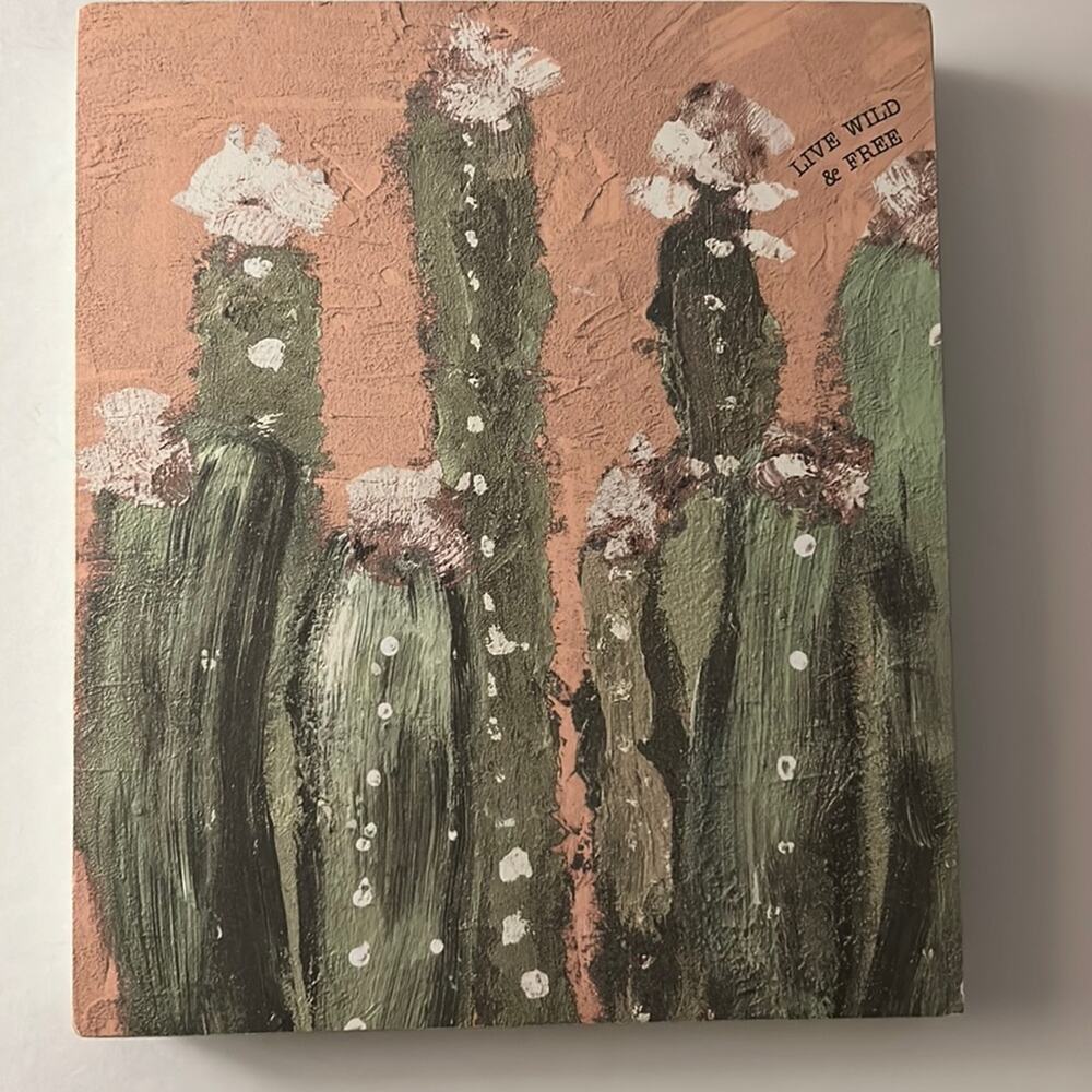IMPRESSIONISTIC ART Wooden Block Sign Shelf Wall Decor Primitives by Kathy Gifts